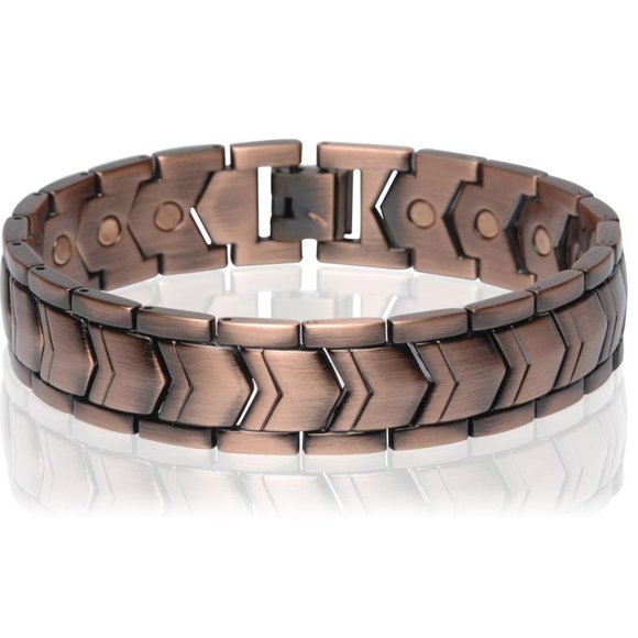 Other - Classic Antique Copper Magnetic Link Bracelet - Arthritis Pain Relieve Bracelet